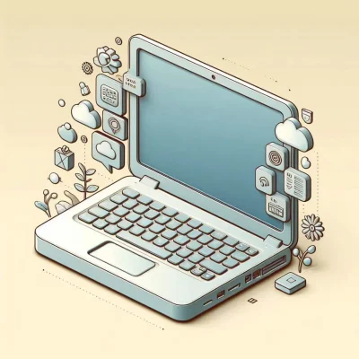 تصویری-از-یک-لپ_تاپ-ارزان_قیمت-با-طراحی-ساده-و-محیطی-دوستانه-1