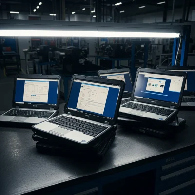 لپ تاپ استوک صنعتی دل